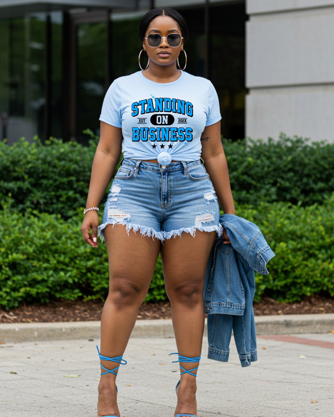 Standing On Business Tee